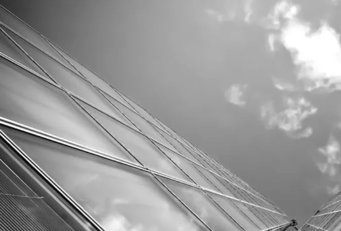Glass Skyscraper Bw 2